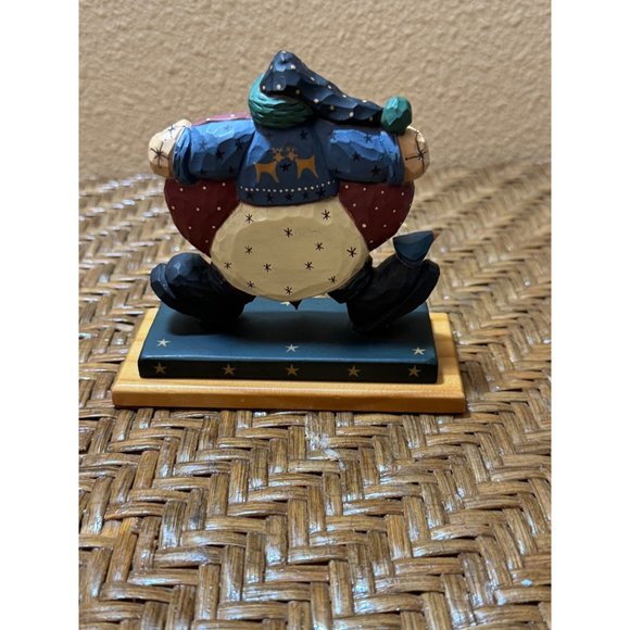 1998 Williraye Studios WW2242 Snowman With Heart Star Christmas Figurine - Picture 5 of 8